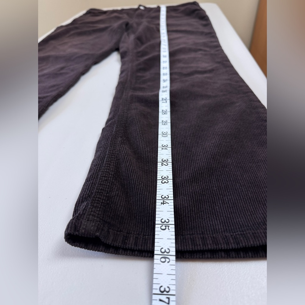 Anthropologie The Yaya Mid-Rise Corduroy Crop Flare Jeans by Pilcro SZ 31 - Picture 7 of 11